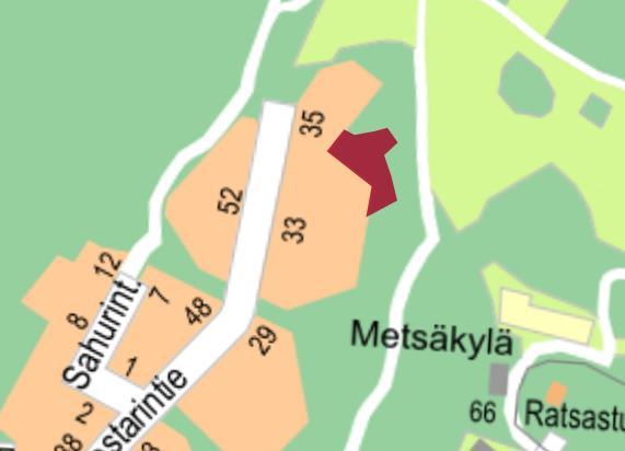 Puiston puissa on ilmennyt kaarnakuoriaisen aiheuttama tuho.