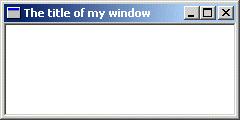 11 hwnd = CreateWindowEx( WS_EX_CLIENTEDGE, g_szclassname, "The title of my window", WS_OVERLAPPEDWINDOW, CW_USEDEFAULT, CW_USEDEFAULT, 240, 120, NULL, NULL, hinstance, NULL); if(hwnd == NULL)
