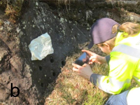 6692839 3310712 SMM2-2016-4 Ultramafinen vulkaniitti 6693049 3310543 3.2 Rånäs Uusimaan vyöhykkeellä sijaitsevasta Rånäsin kohteesta näytteet otettiin lähinnä intermediäärisestä vulkaniitista.