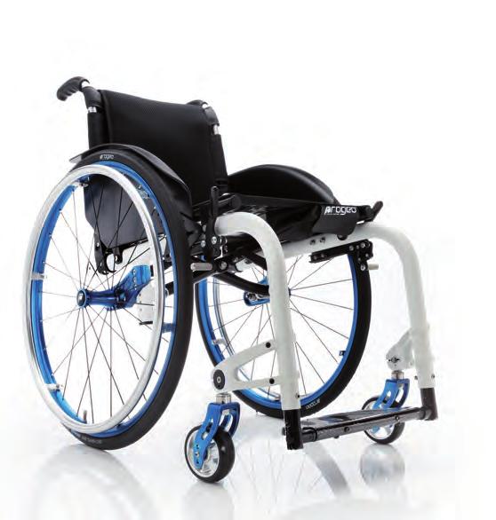 Tekna Advance Dynaamisesti muotoiltu kokoontaitettava Tekna Advance -pyörätuoli on varustettu monipuolisilla säätömahdollisuuksilla.