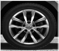 VANTEET JA RENKAAT PR2 / 1G2 Vararengas 16" vanteiden yhteydessä Ei Trendline. Ei 7-paikkaisuuden Comfortline 285 329,51 358,71 Renkaanpaikkaussarja jää pois.