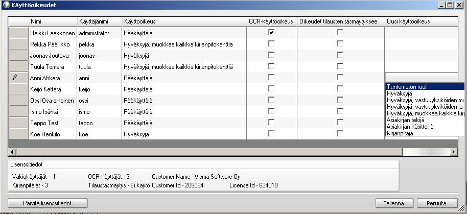 5 Visma Document Center asetukset Tässä kuvataan toimenpiteet, jotka tehdään Document Centerissä sen jälkeen, kun edellisessä luvussa kerrotut Visma Novan määritykset ovat kunnossa. 5.