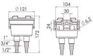 155 155 125 125 115 220 Fuel filters Vedenerottajat Plastic transparent flying filters Suitable for