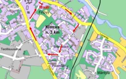 1* Noormarkun lenkki (37 km) 37 km klo n. 16.