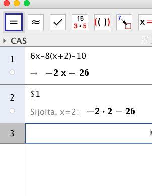 S3 Algebra Polynomien yhteen-,