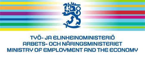 Työ- ja elinkeinoministeriö Aleksanterinkatu 4, 00170 Helsinki PL 32, 00023 Valtioneuvosto puhelin 029 506 0000 www.tem.