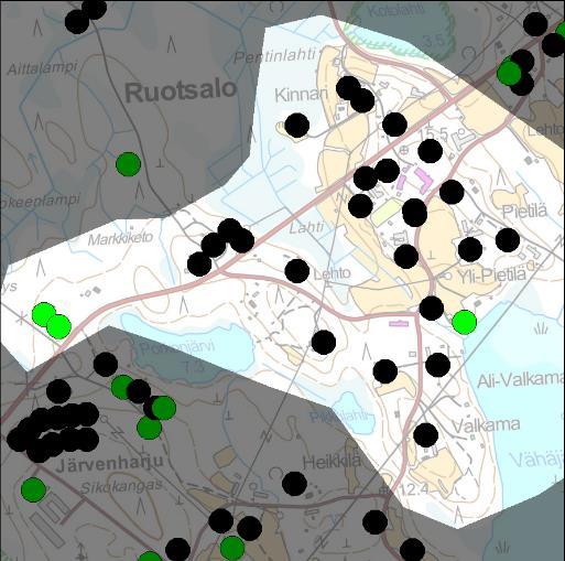 8. RUOTSALON KYLÄ 1951 1972 1987 1993 2007 2015 Asuntojen lukumäärän kehitys Rakentamispaineen kasvu prosentteina Palvelujen saavutettavuus Alakoulu: 0 1,0 km Yläkoulu: 7,0 8,0 km Päiväkoti: 0 1,0 km