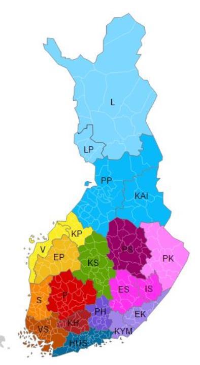 pdrg- ja EPR-järjestelmät kattavat reilun kolmanneksen Suomen väestöstä Uusimmat PHHYKY ja KHSHP (pl.
