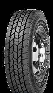 kuluneet* * Goodyear GIC*L:n tekemät vertailutestit rengaskoolla 315/80R22.