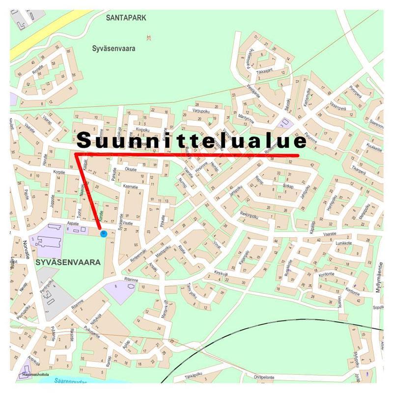 3 1.3 Kaavan nimi ja tarkoitus Asemakaavan nimi on Asemakaavan muutos 16. kaupunginosa kortteli 3036 tontti 3, Aapatie 10.