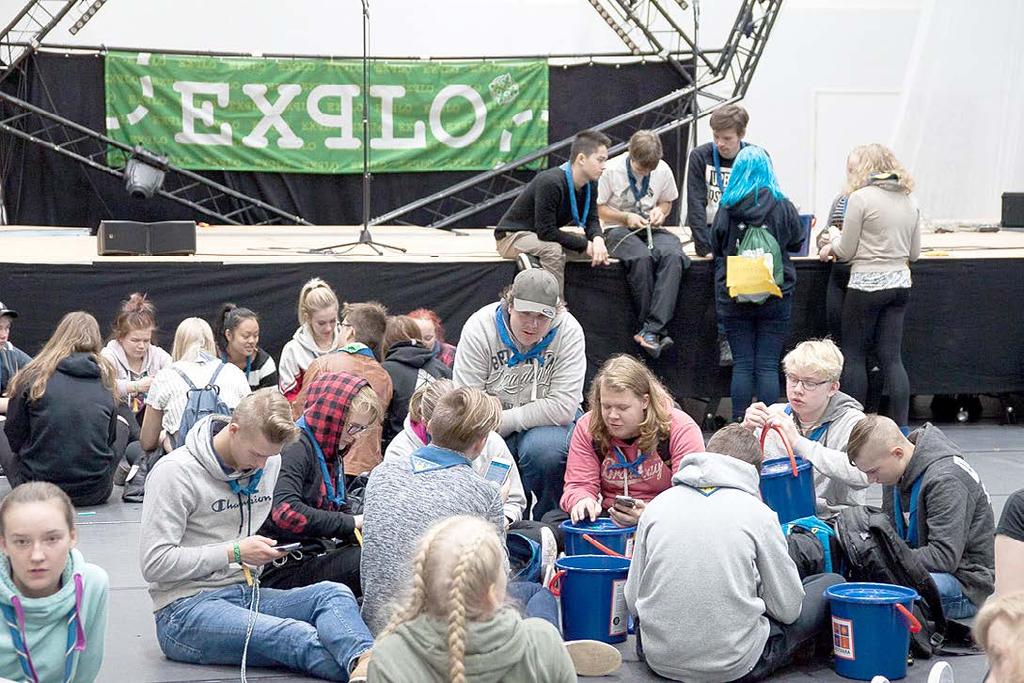 Samoaja Explo 2017 Salossa 20.-22.10.2017 SamoajaExplo keräsi Saloon yhteensä 1200 samoajaikäistä ympäri Suomea.