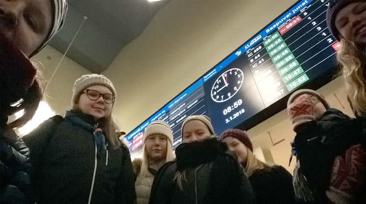 Tampereella pidetyssä tapahtumassa etsittiin kaupungilta geokätköjä. Tarpojien luovuusmajakka 3.1.