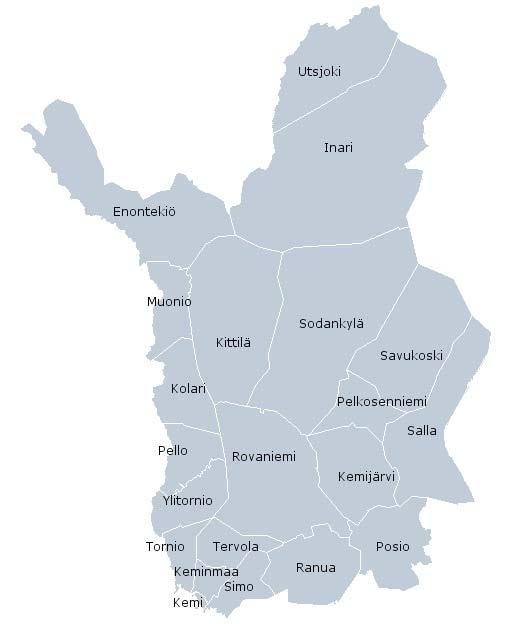 IKÄIHMISTEN PALVELUT- TIIVISTYS Ikääntyneet Lapissa n.