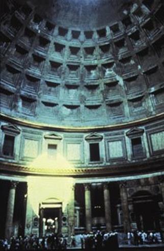 Jo antiikin Roomassa käytettiin betonia Pantheonin temppeli 113 125 jkr Roomalaisessa betonissa käytettiin sideaineena kalkkia ja runsaasti piitä sisältävää tulivuorituhkaa elo potsolaania
