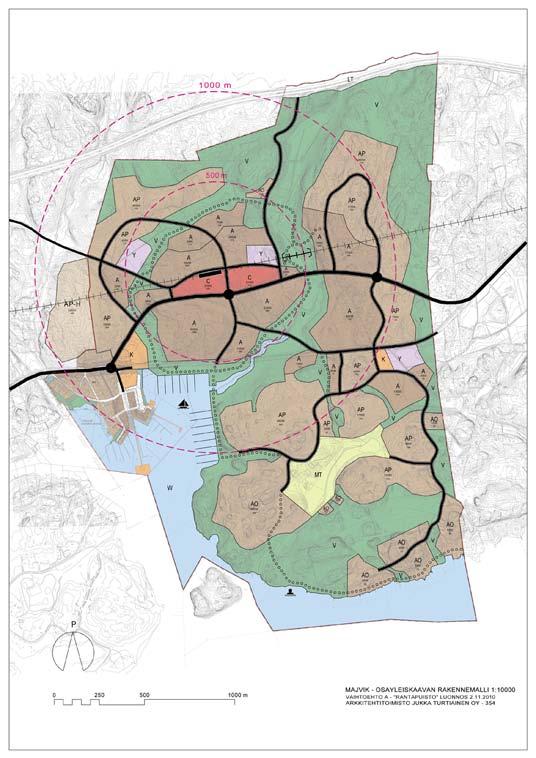 olmannen vaiheen vaihtoehdot alinta maankäyttövaihtoehdoksi aiheen kolme vaihtoehdot (.11.1) perustuvat metrolinjauksen osalta molemmat vaihtoehtoon.
