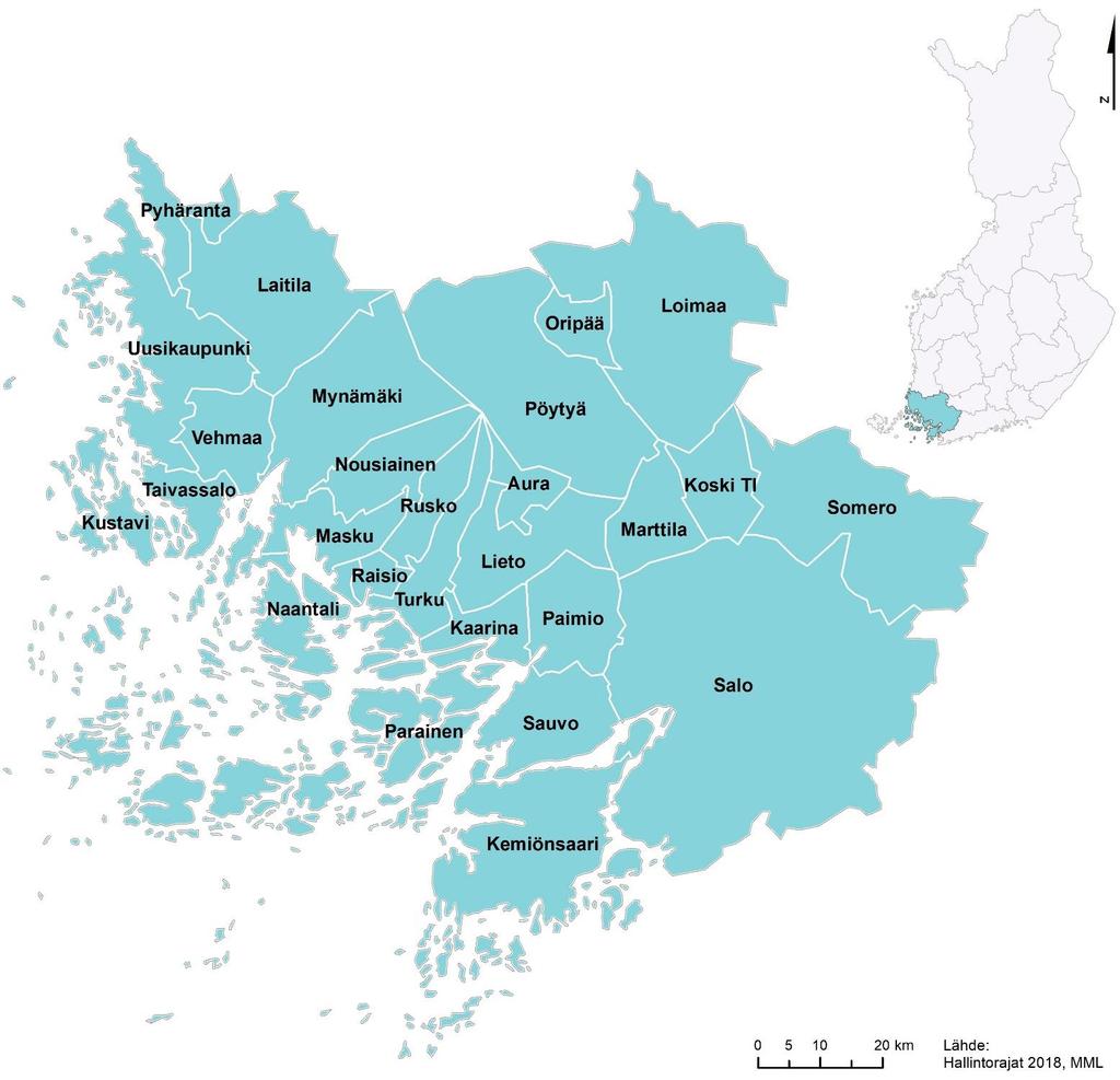 Väestön ikäjakauma 2018 23% 25% 28% Väkiluku syyskuussa 2018 478 890 Joista naisia 244 640 ja miehiä 234 250 15% 14% 25% 12% 10% - 14 15-24 25-44 45-64 65- Väestön ikäjakauma 2038-14 15-24 25-44