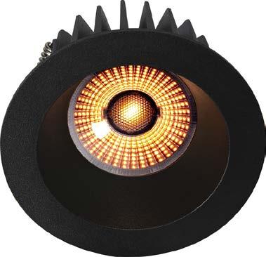Halkaisija 95 mm, syvyys 55 mm, upotusauo 82 84 mm. Juno Soft Cob+ 10W WD atta usta atta musta alasvalo alumiinista.