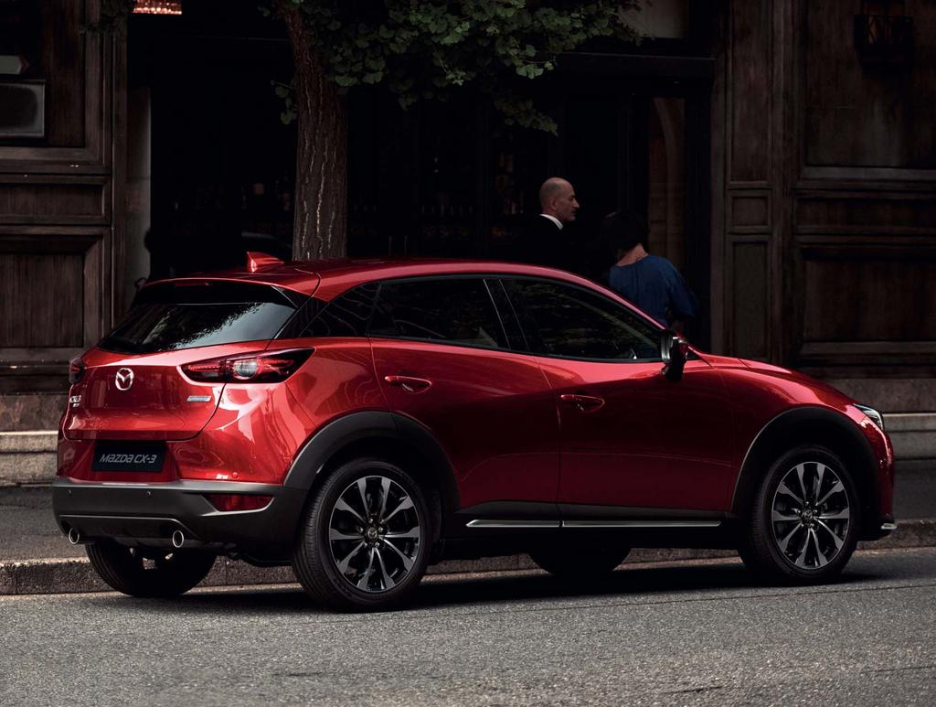 IHMISKESKEISET SISÄTILAT T O D E L L I N E N A J O K O K E M U S Mazda CX-3 on paljon