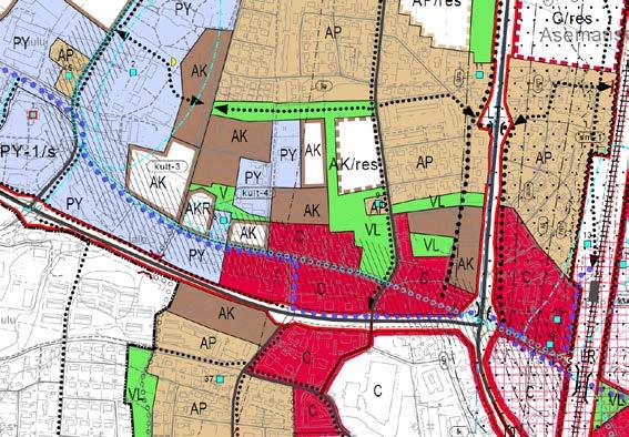 4 Kempeleen taajaman osayleiskaava 2040:n luonnos oli nähtävillä kesällä 2012 ja uudestaan keväällä 2017. Ensimmäisen valmisteluvaiheen vastineet käsiteltiin kunnanhallituksessa 7.10.