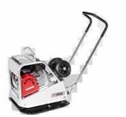 Värähtelytaajuus:10-12 Hz Moottoriteho, maks: 2,7 kw (3,6 hk) Moottori: Honda GXR120 (bensiini) Aluslevy, leveys x