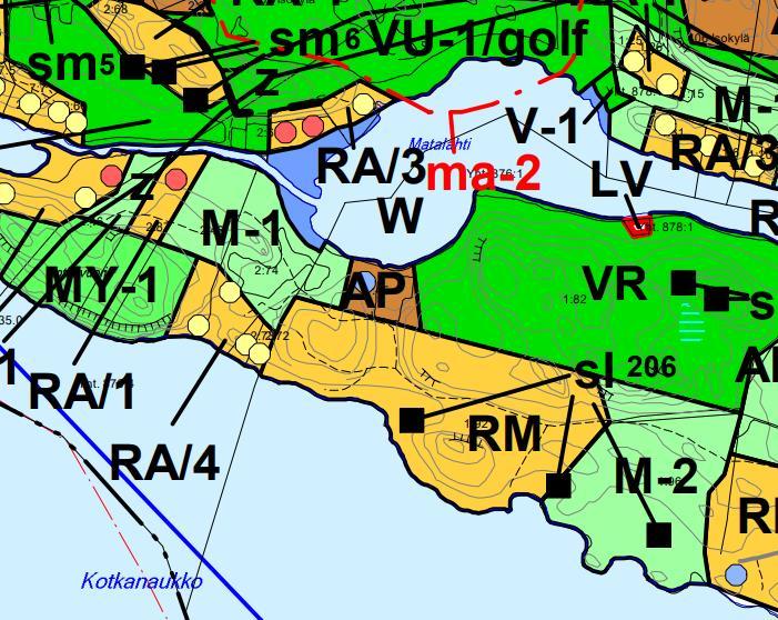 Nosto Consulting Oy 9 (14) Ote osayleiskaavasta: Suunnittelualue on osayleiskaavassa pientalovaltaista asuntoaluetta (AP).