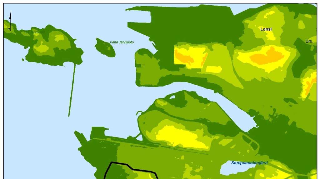 Kuva 12-1. Topografiakartta.