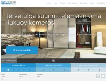 Liukuovikomeron suunnittelu ei ole koskaan ollut näin helppoa. Kokeile uutta ainutlaatuista suunnitteluohjelmaamme osoitteessa www.finndeco.