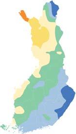 Heinäkuun 14 lämpötila- ja sadekartat yli 19... 18...19 17...18 16...17...16 alle 4,...4, 3,...4, 3,...3, 2,.