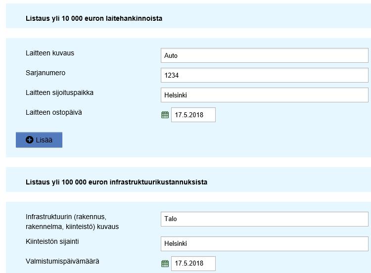 Inventaariolistat-