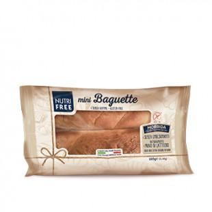 NUTRIFREE, MINI PATONKI Nutrifreen gluteeniton Mini Baguette on pehmeä ja tuoksuva kotitekoinen leipä, jonka voit nauttia sellaisenaan ilman lämmitystä.