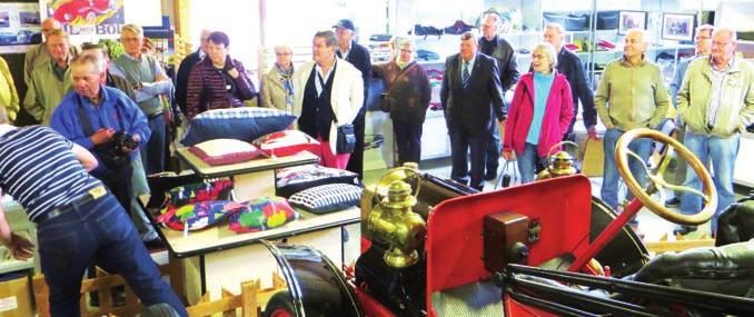 Syysretken kohteet Automuseo Uudenkaupungin Autotehdas f f i Ensimmäinen Autotehtaan valmistama Saab henkilöauto. joka lahjoitettiin Presidentti Kekkoselle.