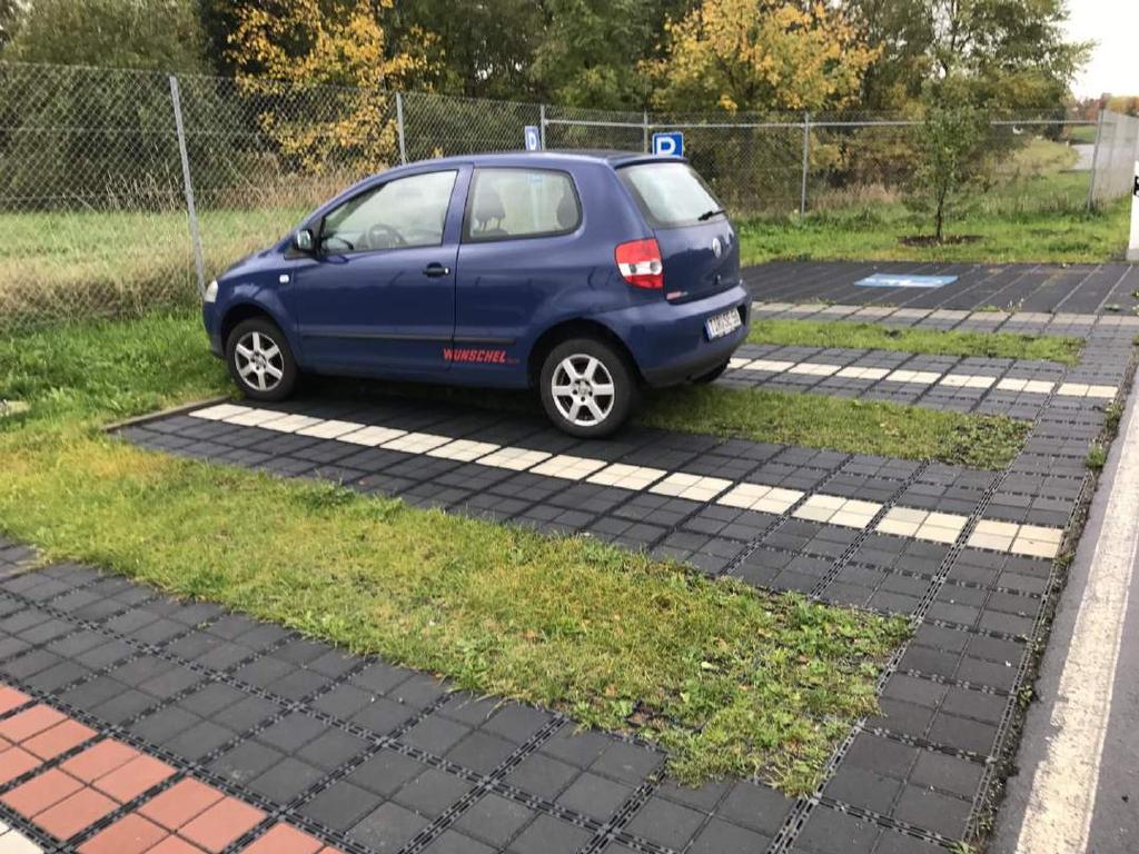 Ecoraster maakennot nurmipeitteisenä sekä Ecoraster Bloxx