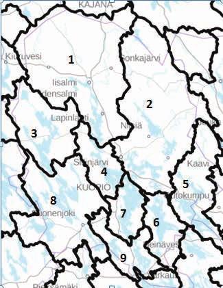 uinti ei kärsi. Pohjois-Savon Kalatalousalueet 2019 Vuoksen pohjoisen 1.