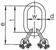 PEWAG Kapasitee Mitat d x t x w x e alv 0 % Koodi B KAGW 2-6 2 000/1 400 kg 13 x 110 x 60 x 141 mm 33,00 182190 KAGW 2-8 3 550/2 500 kg 19 x 135 x 75 x 177,5 mm 46,00 182192 KAGW 2-10 5 600/4 000 kg