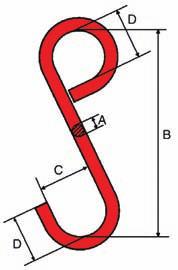 89x50,8x51x36,6x28,7x35,8x191x1931x63,5 mm 77,00 702304 L-322AN 8,0 8 000 kg 116x63,5x63,5x46x36,6x42,9x245x25,4x76,2 mm 133,00 702305 PLANETA S koukut silmukalla Planetan CE-merkityt silmukalliset