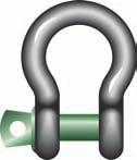 RUUVI- JA VARMUUSSAKKELIT CROSBY varmuussakkelit GREEN PIN ruuvisakkelit CROSBY Kapasitee Mitat A x B x G x R x M alv 0 % Koodi B G-2150 1/4 500 kg 11,9 x 7,85 x 19,1 x 6,35 x 24,6 6,90 811506 G-2150