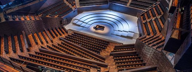 upea Isot tilaisuudet Konserttisali on Musiikkitalon helmi.