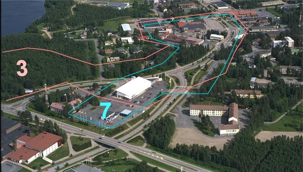 Liite 3: Kooste tutkituista luonnosvaihtoehdoista taajaman osalta Liikepaikkavaihtoehdot Liikepaikkavaihtoehtoja on tarkasteltu yleiskaavan suunnitteluaineistoon liittyvässä erillisessä selvityksessä