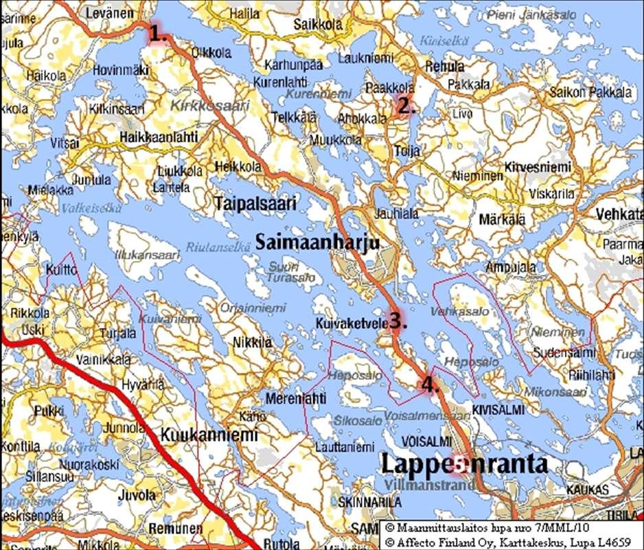 3 1. Johdanto Tämä työ on osa läntisen Pien-Saimaan pumppaamohankkeeseen ja siihen liittyvää virtaus- ja vedenlaatumallin kehittämistyötä.
