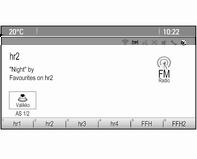 26 Radio Kullakin aaltoalueella on 2 automaattitallennuksen luetteloa (AS 1, AS 2), joista kumpaankin voidaan tallentaa 6 asemaa. Vastaanotettava asema näkyy korostettuna.