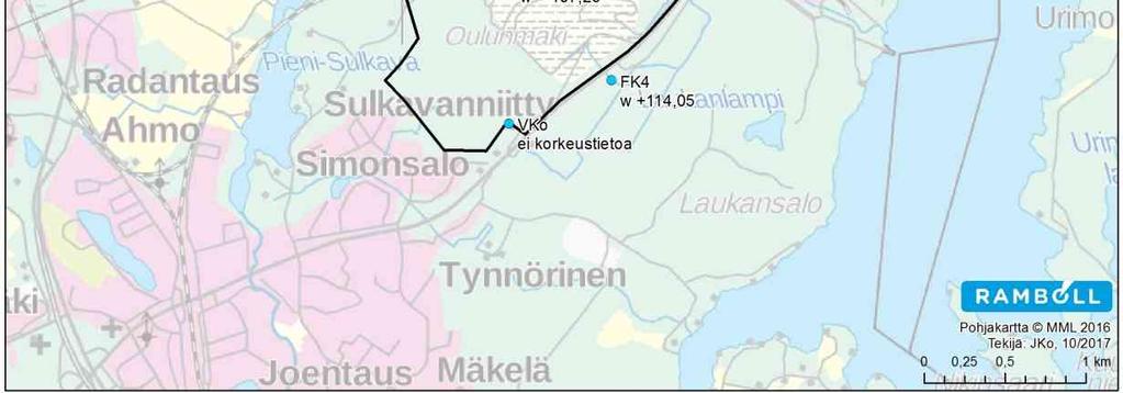 Sulkavanjärveen tulee vesiä pohjoisesta Koivusenjoen valuma-alueelta (04.