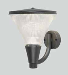 Luxe LED voidaan asentaa Eulin 1,5 m ja 2 m pylväisiin. Suositeltava asennusväli on 7-10 metriä.