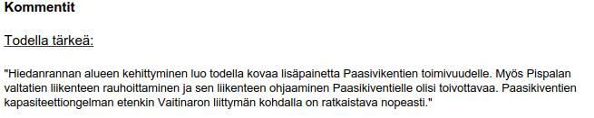 Esimerkki Ideatehtaassa