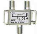 1 yhteensopiva) Suojausluokka A+ Suuri heijastusveimennus 20 db (EN50083-4 / IEC 60728-4) Jaot koodi