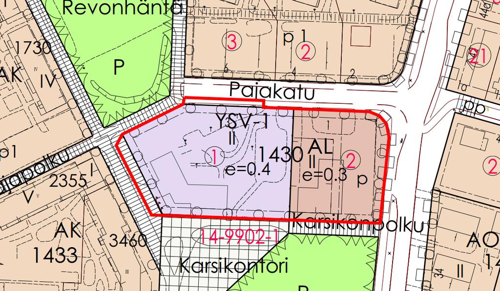 Päiväkotitontin asemakaava on hyväksytty 22.2.1982.