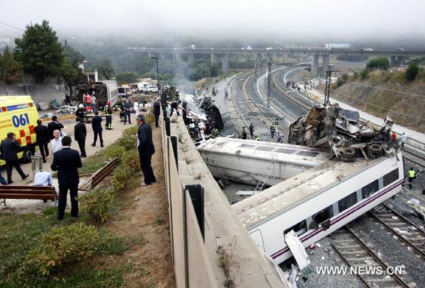 Helppo selitys: Driver in Spain train accident charged for reckless homicide The driver of a speeding train that hurtled off the rails