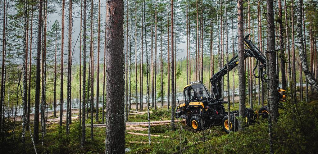 -YHDISTELMÄKONEELLA PUUNKORJUUN JOUSTAVUUS UUDELLE TASOLLE PONSSE BuffaloDual on tehokas harvesteri ja väkivahva kuormatraktori samassa yhdistelmäkoneessa, taloudellisesti yhden koneen