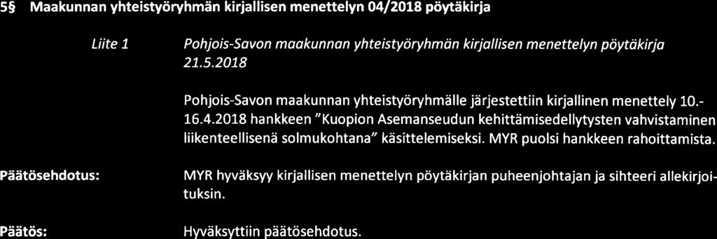 Todettiin. 3 Pöytäkirjantarkastajan valinta Tarkastusvuorossa ovat Maaret Pulliainen ja Taina Räikkönen. Pöytäkirjantarkastajiksi valittiin Maarit Laaksorinne ja Taina Räikkönen.