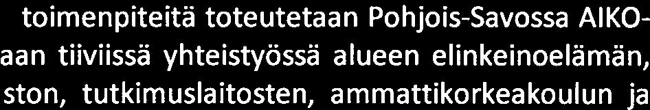 Vipuvoimaa kasvulle Itä- ja Pohjois-Suomessa -maakuntien yhdessä laatima ai neisto (teksti ja diat) rakennerahastojen tuen merkityksestä alueen kehittämi