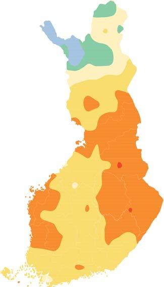 Toukokuun 14 lämpötila- ja sadekartat...12 8... 6...8 4...6 2...4 alle 2 yli 1,,...1,,.., -,..., -,1...-, -1,.